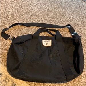 Victoria secret black duffle bag great condition